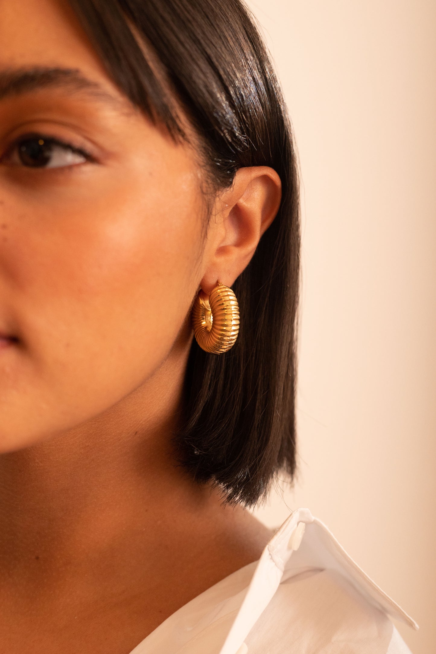 Sunshine Hoops Earrings