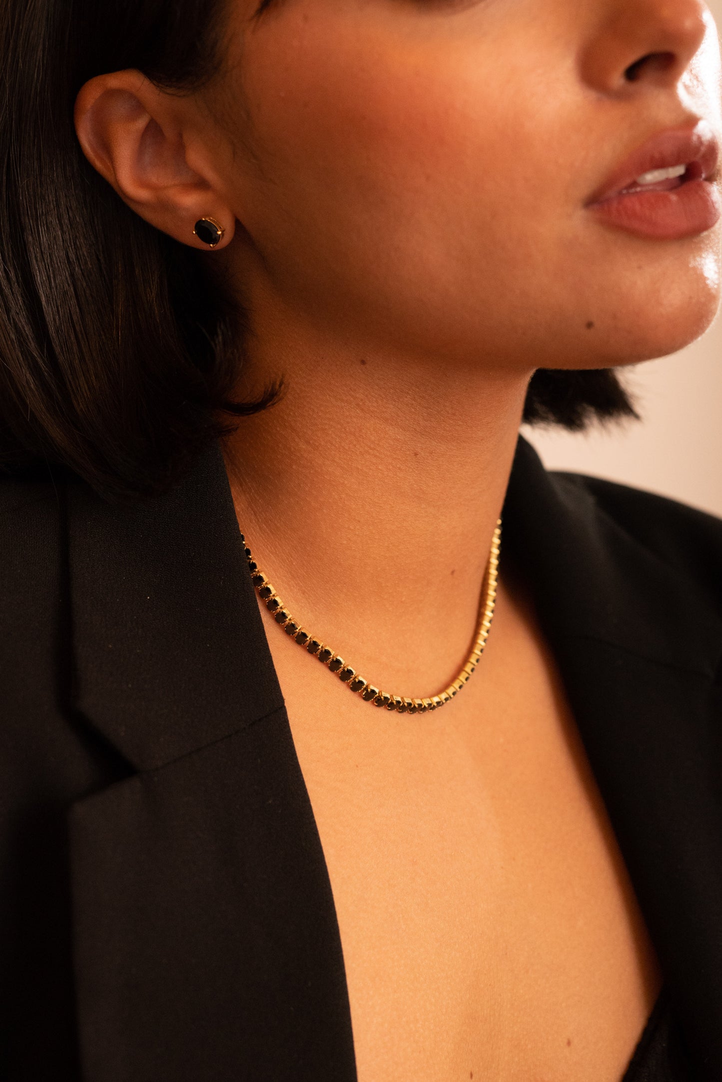 Midnight Stud Earrings